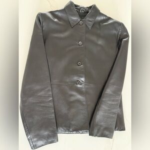 Banana Republic Black Leather Jacket